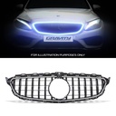 Gloss Black LED Grille – Mercedes C-Class W205 15-21