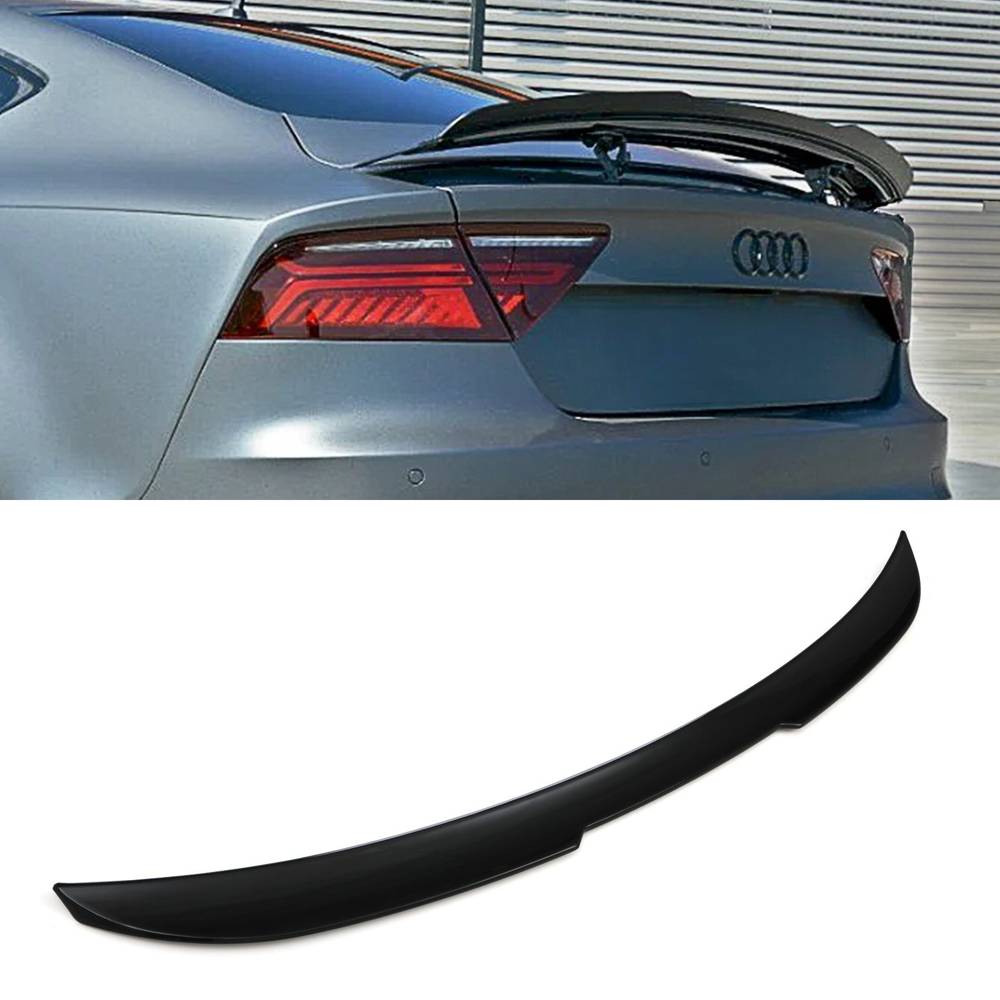 Rear Spoiler Add On Lip Gloss Black – Audi A7 MK1 12-18-Gravity Performance