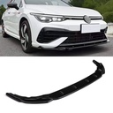 R Style Front Splitter Gloss Black – VW Golf MK8 2020-2024