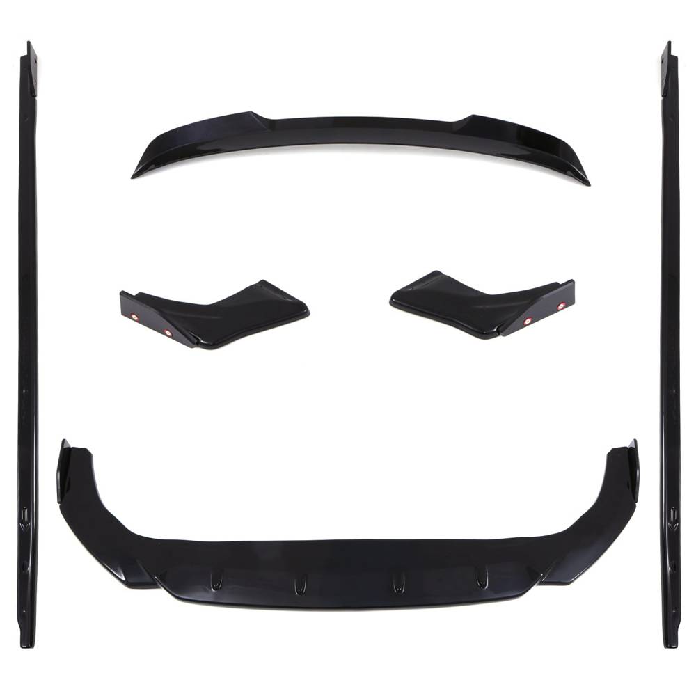 Aero Body Kit Gloss Black – VW Golf MK8 GTI 2020-2024