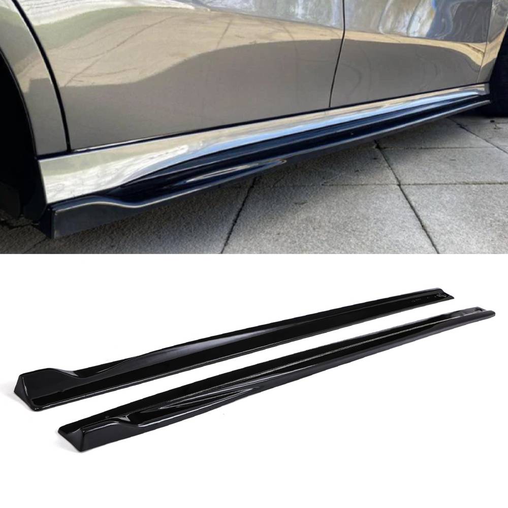 Side Skirts Gloss Black – Mercedes A Class AMG A35 S W177 2019+-Gravity Performance