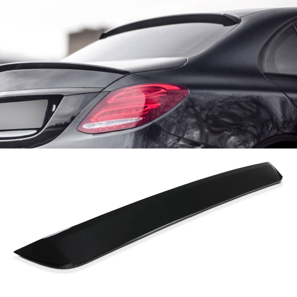 Gloss Black Rear Roof Spoiler Lip – Mercedes Benz E Class W213 17-20-Gravity Performance