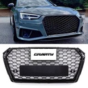 RS4 Style Front Honeycomb Grille Gloss Black – Audi A4 B9 17-20-Gravity Performance