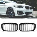 Gloss Black Front Kidney Grilles – BMW 1 Series F20 LCI 15-19-Gravity Performance