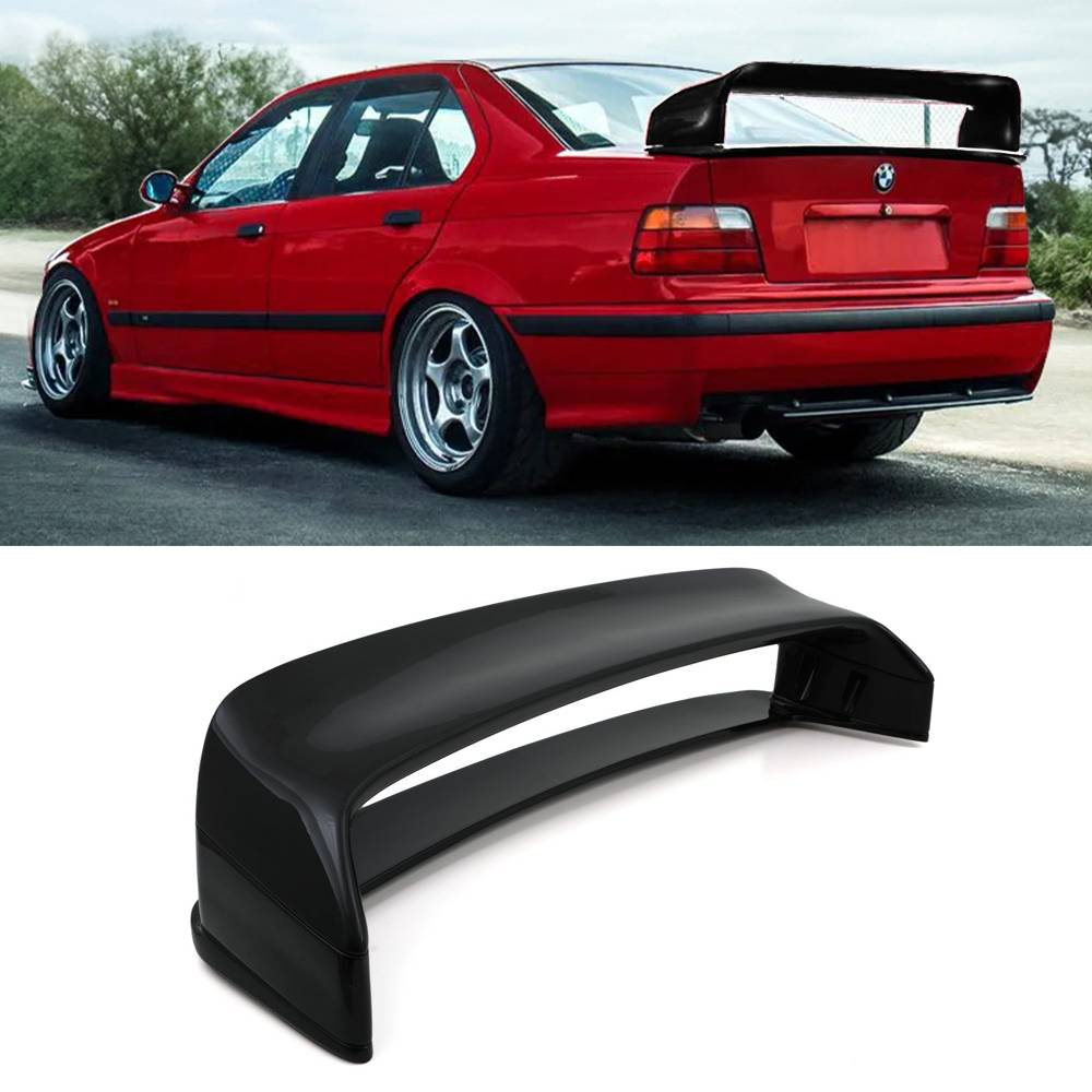Gloss Black Rear Spoiler Wing – BMW 3 Series E36 92-99-Gravity Performance