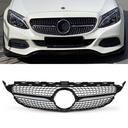 Diamond Style Gloss Black Grille – Mercedes C Class C205 14-18