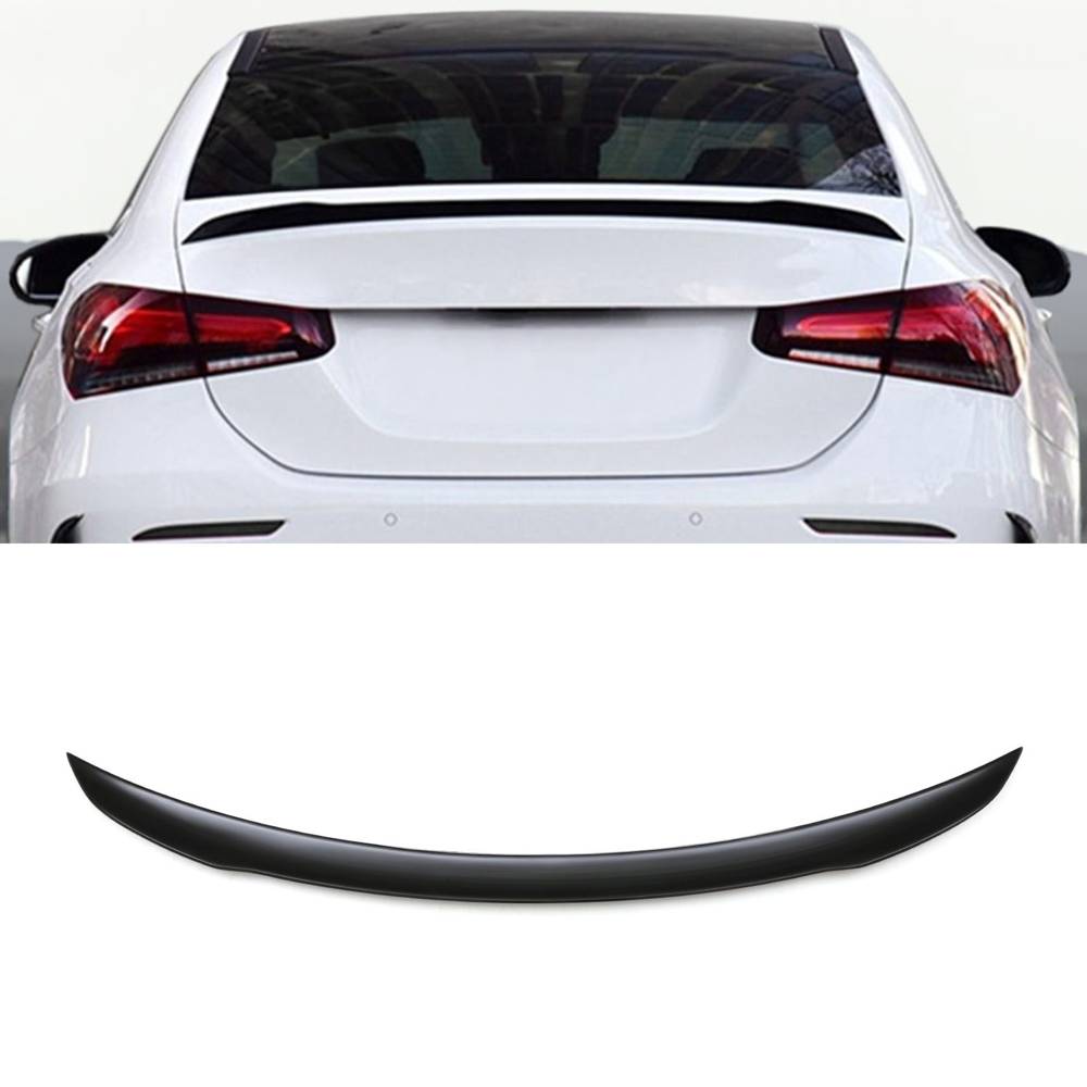 AMG Style Gloss Black Rear Boot Spoiler – Mercedes Benz A Class A35 Saloon V177 18-22-Gravity Performance