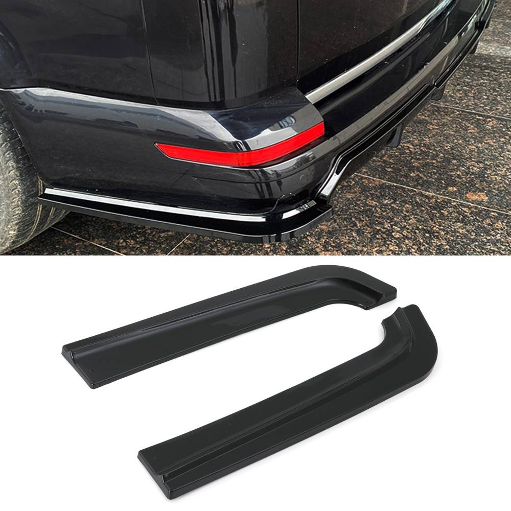Rear Bumper Spat Diffuser Gloss Black – VW Volkswagen Transporter T6 2016+