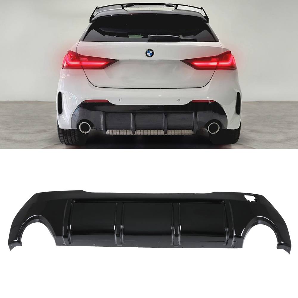 Rear Diffuser Lip Gloss Black – BMW 1 Series F40 2019+-Gravity Performance