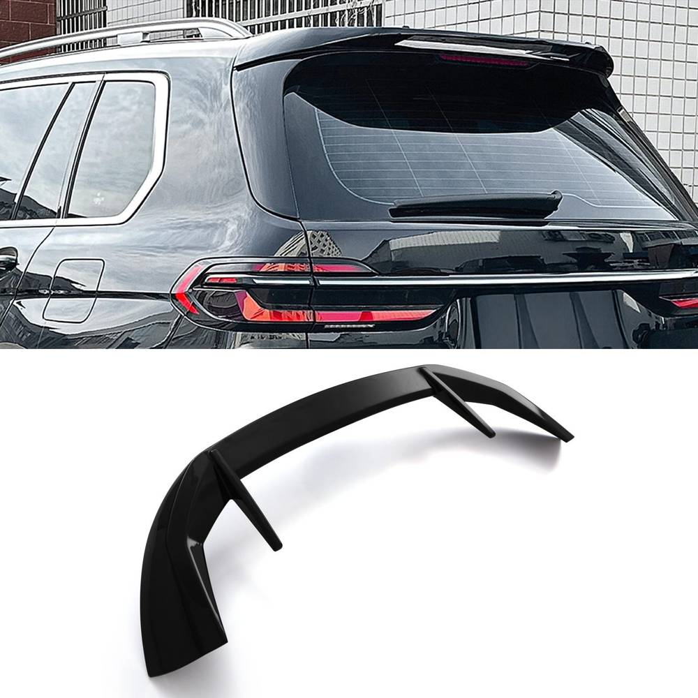 Rear Roof Wing Spoiler Gloss Black – BMW X7 G07 LCI Facelift 2022+-Gravity Performance