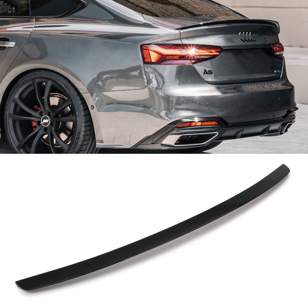Rear Spoiler Boot Lip Gloss Black – Audi A5 F5 Coupe/Sportback 2017-2019-Gravity Performance