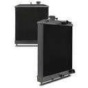Black 42mm High Flow Radiator – Honda Civic 88-00