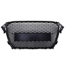 RS4 Style Front Honeycomb Badgeless Grille Black – Audi A4 B8.5 12-16-Gravity Performance