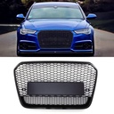 RS5 Style Front Honeycomb Badgeless Grille Black – Audi A6 C7 12-15