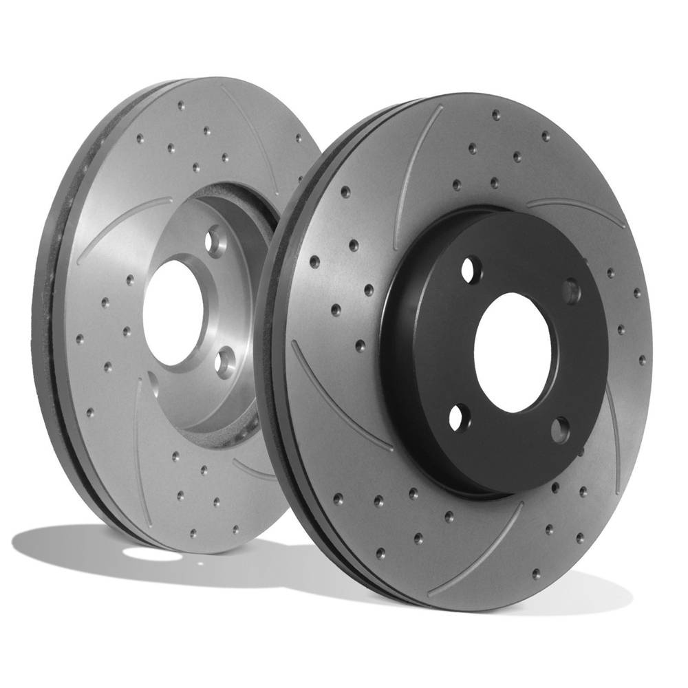 Front Vented 278mm Brake Discs Ford Fiesta ST150 2004-2008-Gravity Performance