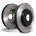Front Drilled Grooved 275mm Brake Discs – Chevrolet Cruze 1.4 1.6 1.8 1.7D 2.0-Gravity Performance