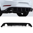 TCR Style Rear Diffuser Gloss Black – VW Golf MK7.5 17-20-Gravity Performance