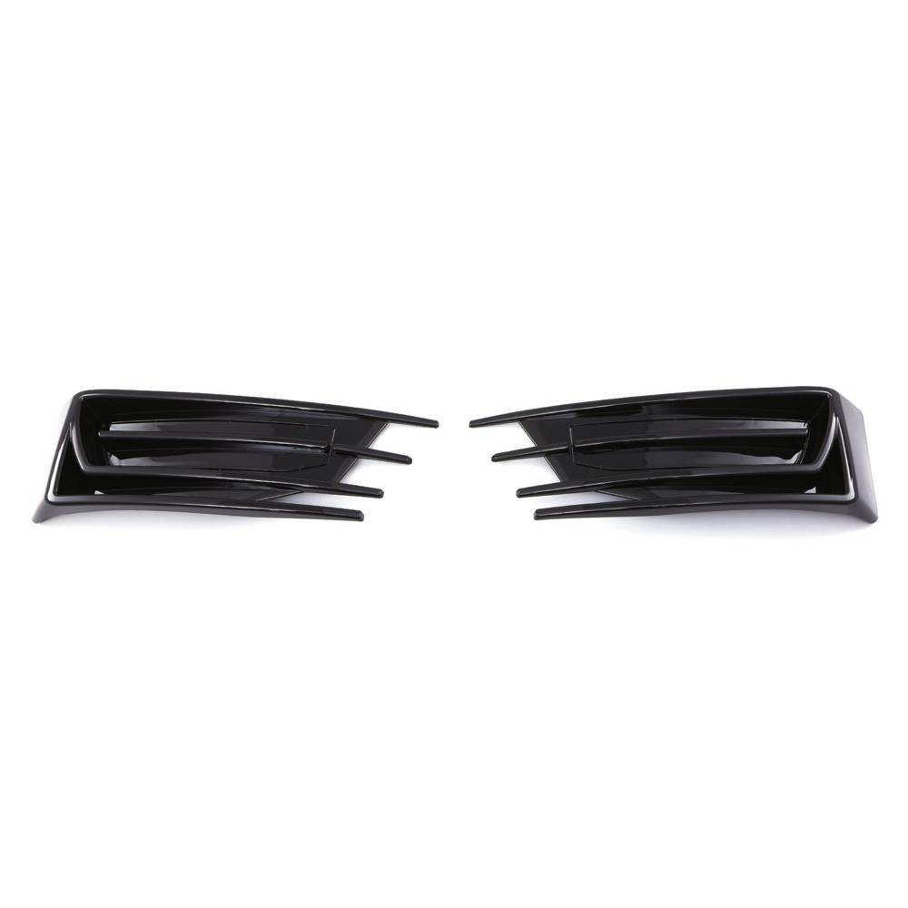 Gloss Black Sportline Front Bumper Inserts – VW Transporter T6 16-19-Gravity Performance