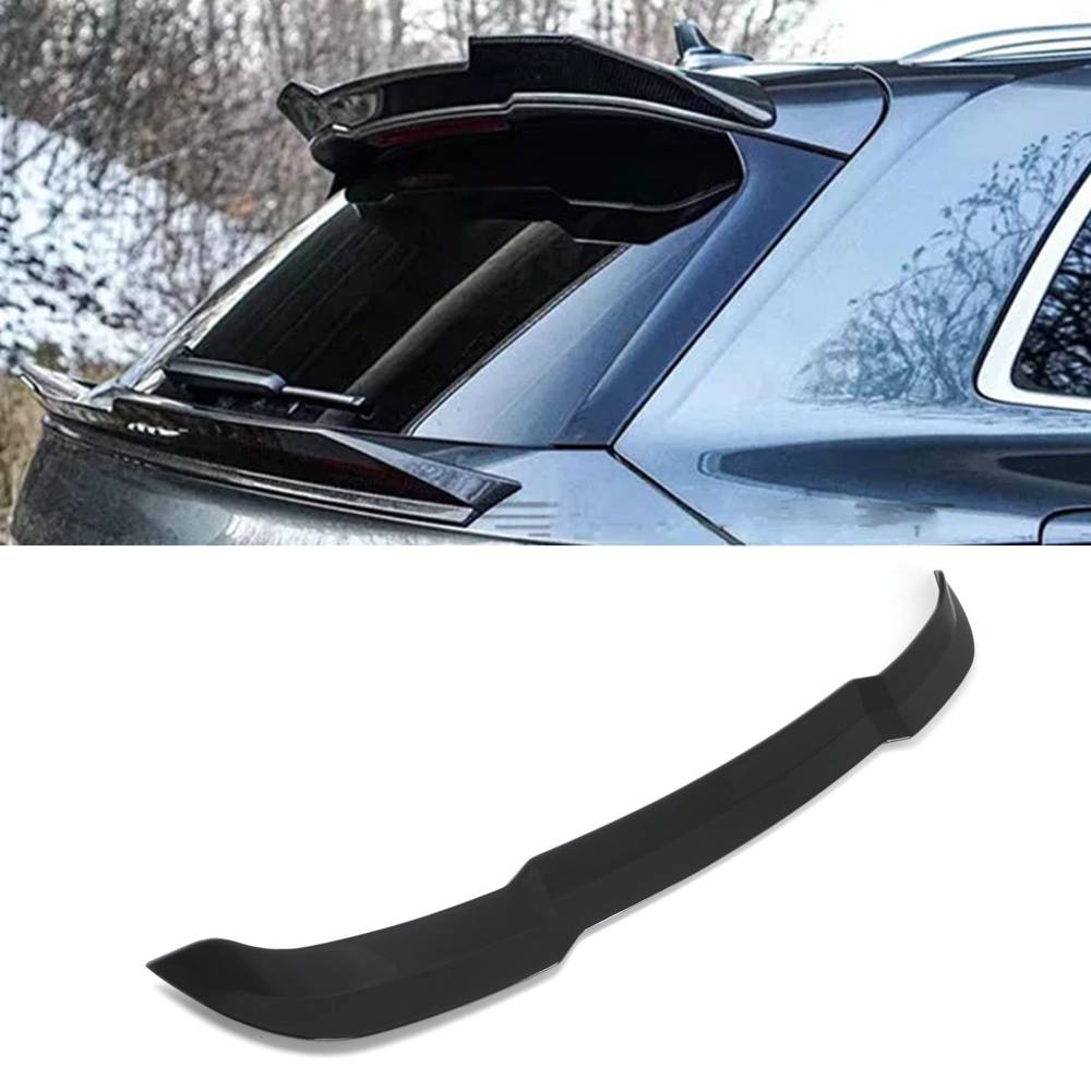 Rear Roof Lip Spoiler Gloss Black – Audi Q5 MK2 FY 2017+-Gravity Performance
