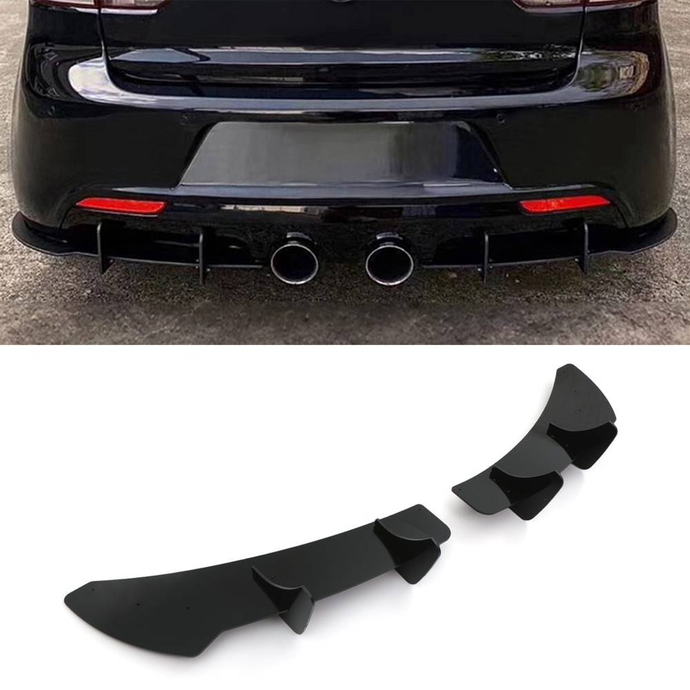 Rear Blade Diffuser Gloss Black – Volkswagen Golf R MK6 09-12