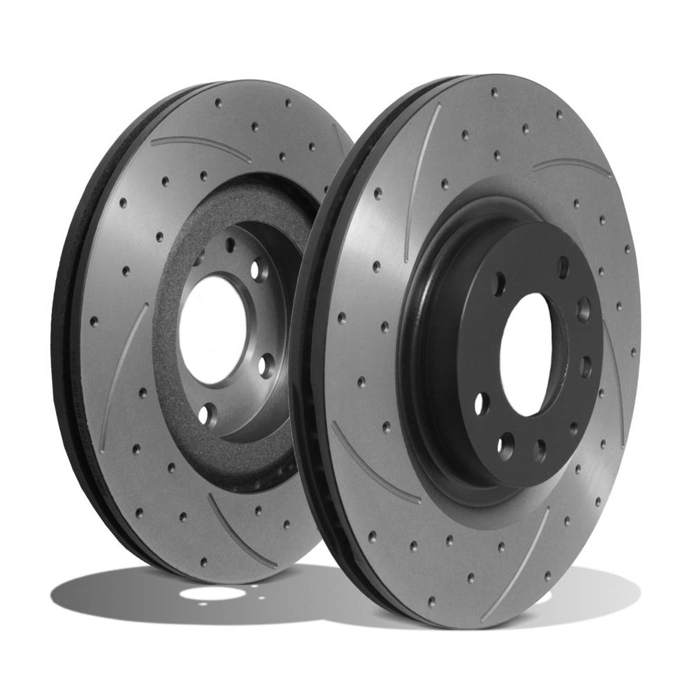Front Drilled Grooved 321mm Brake Discs – Mazda Rx8 Rx-8 1.3 231 192 2003-2012-Gravity Performance