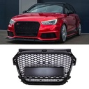 Front RS Quattro Style Grille Gloss Black – Audi A1 8X 10-15-Gravity Performance