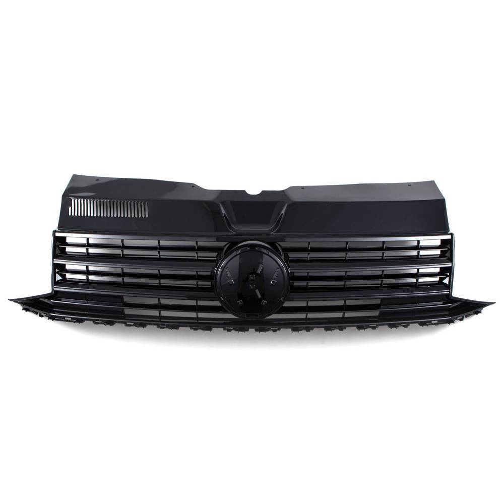Gloss Black Badged Front Bumper Grille – VW Transporter T6 Van 16-19-Gravity Performance