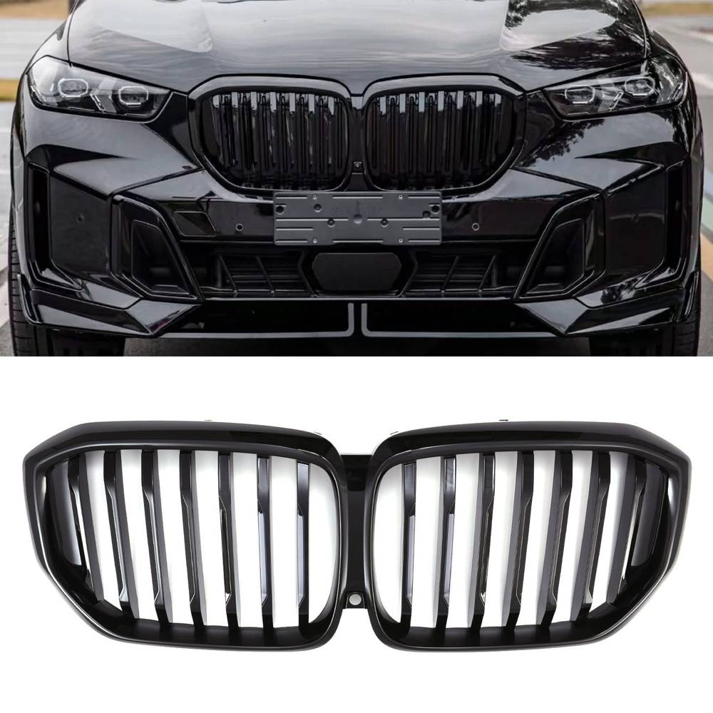 Single Bar Grille Gloss Black – BMW X5 LCI Facelift G05 2023+-Gravity Performance
