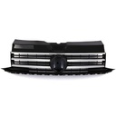 Gloss Black Badged Front Bumper Grille Chrome Trim – VW Transporter T6 16-19