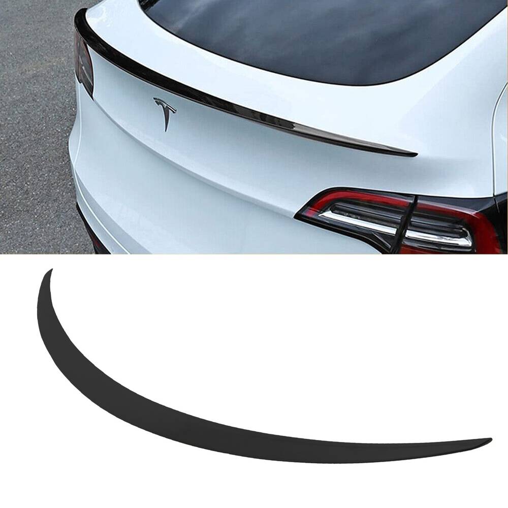 Rear Spoiler Lip Gloss Black – Tesla Model Y 2020+-Gravity Performance