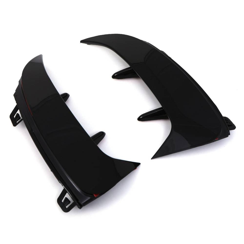 Rear Bumper Canards Gloss Black – Mercedes Benz A Class W177 2018+-Gravity Performance
