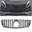 Panamericana GTR Style Gloss Black Front Grille – Mercedes Benz A Class W176 15-18-Gravity Performance