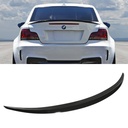Gloss Black Rear Lip Spoiler – BMW 1 Series Coupe E82 07-13-Gravity Performance