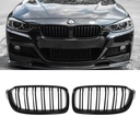 Gloss Black Front Kidney Grilles – BMW 3 Series F30 12-18-Gravity Performance