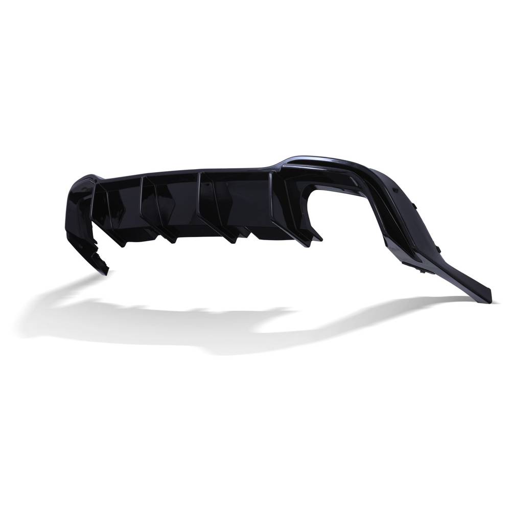 Rear Twin Exit Diffuser Gloss Black – VW Golf MK8 GTI 2020+-Gravity Performance