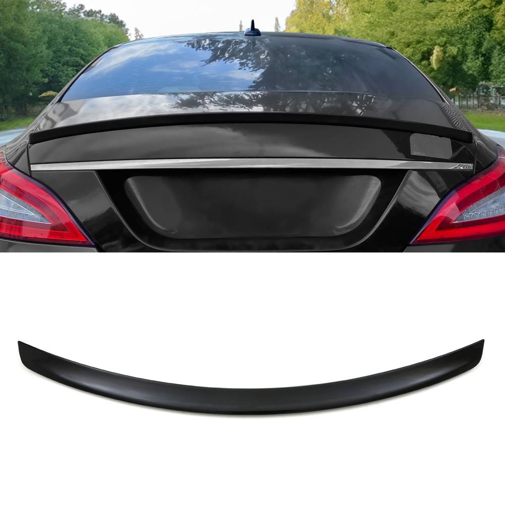 Gloss Black Rear Spoiler Lip – Mercedes Benz CLS C218 12-17-Gravity Performance