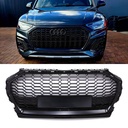 Front SQ5 Style Badgeless Grille Gloss Black – Audi Q5 FY 21-24-Gravity Performance