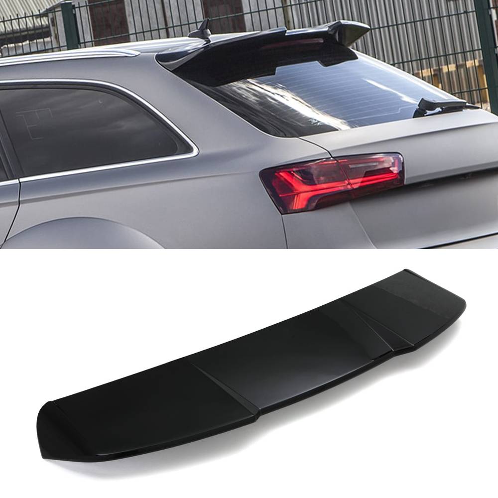 Rear Roof Spoiler Wing Gloss Black – Audi A6 C7 Avant 2012-2018-Gravity Performance