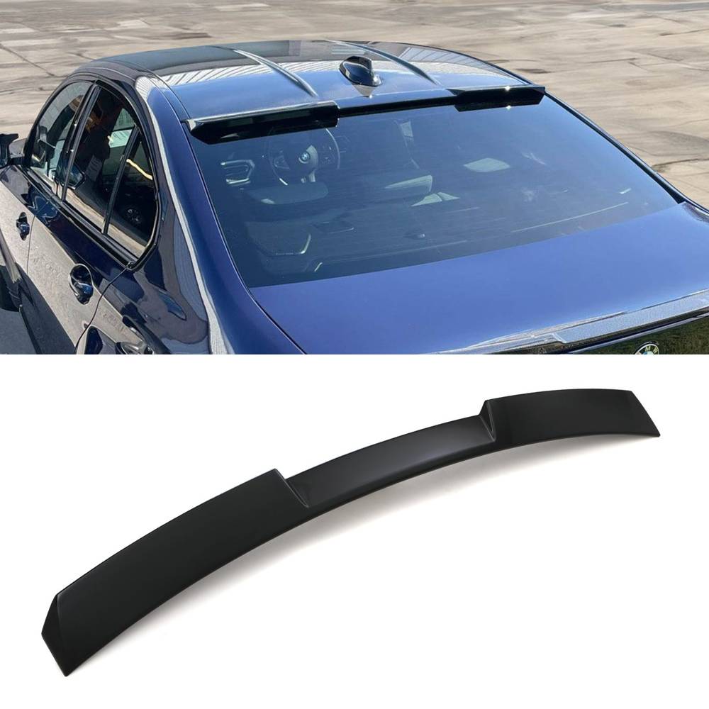Gloss Black Roof Spoiler – BMW 3 Series G20 2019+-Gravity Performance