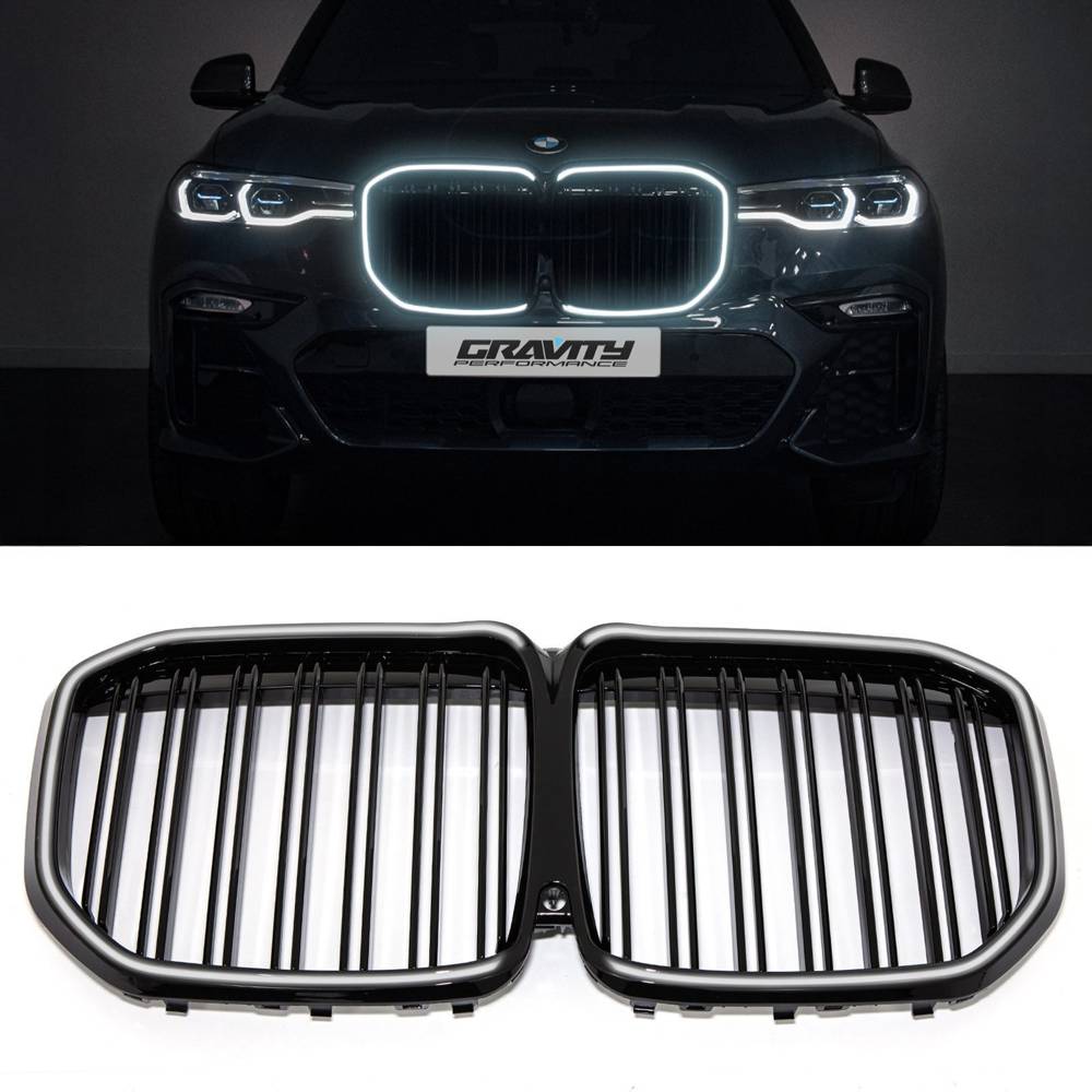 Gloss Black LED Grille – BMW X7 G07 2019+-Gravity Performance