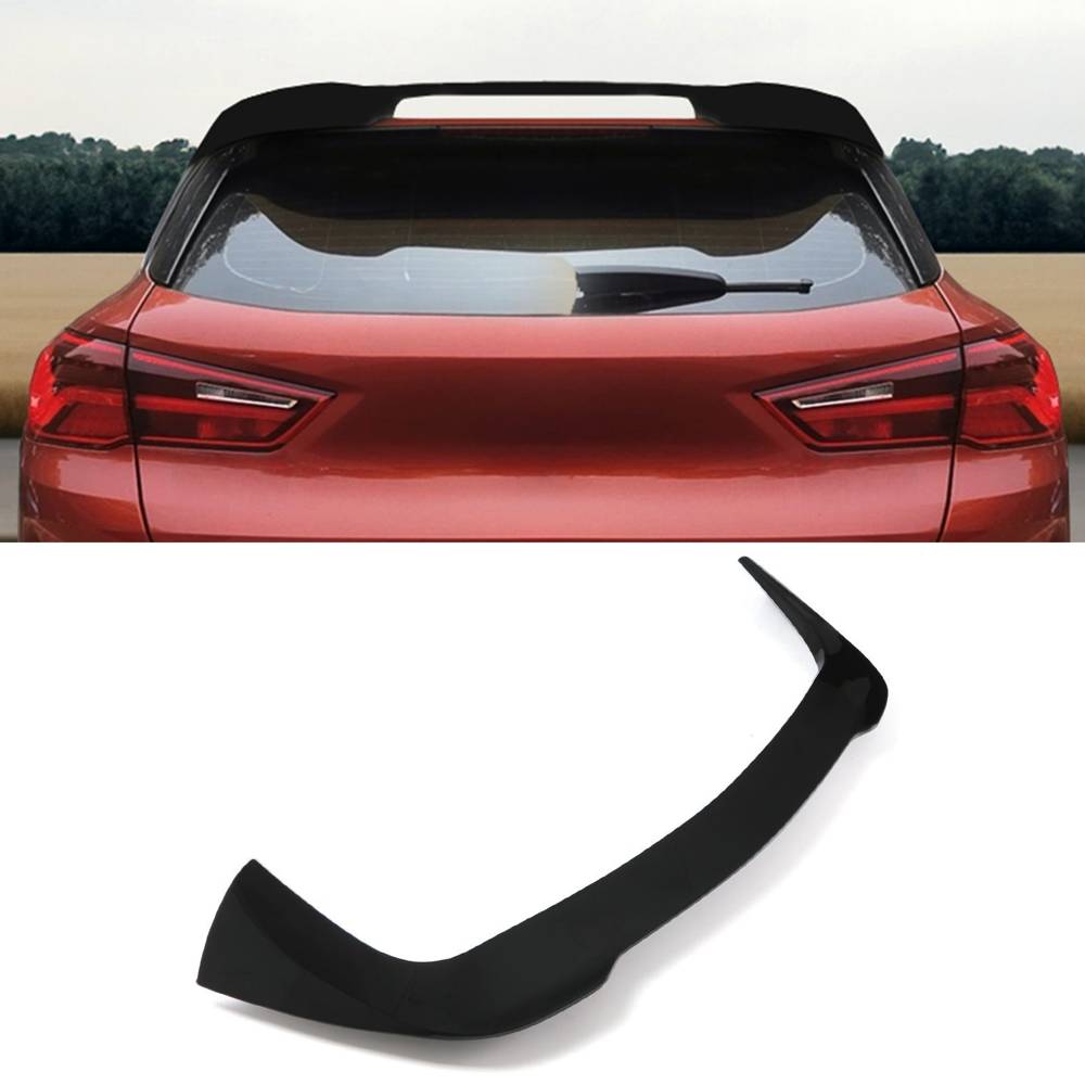 Gloss Black Roof Spoiler Extension – BMW X2 F39 2018+-Gravity Performance