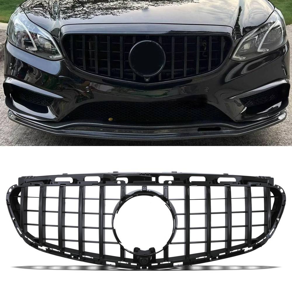 Panamericana GTR Look Single Slat Front Grille – Mercedes E Class W212 14-16-Gravity Performance