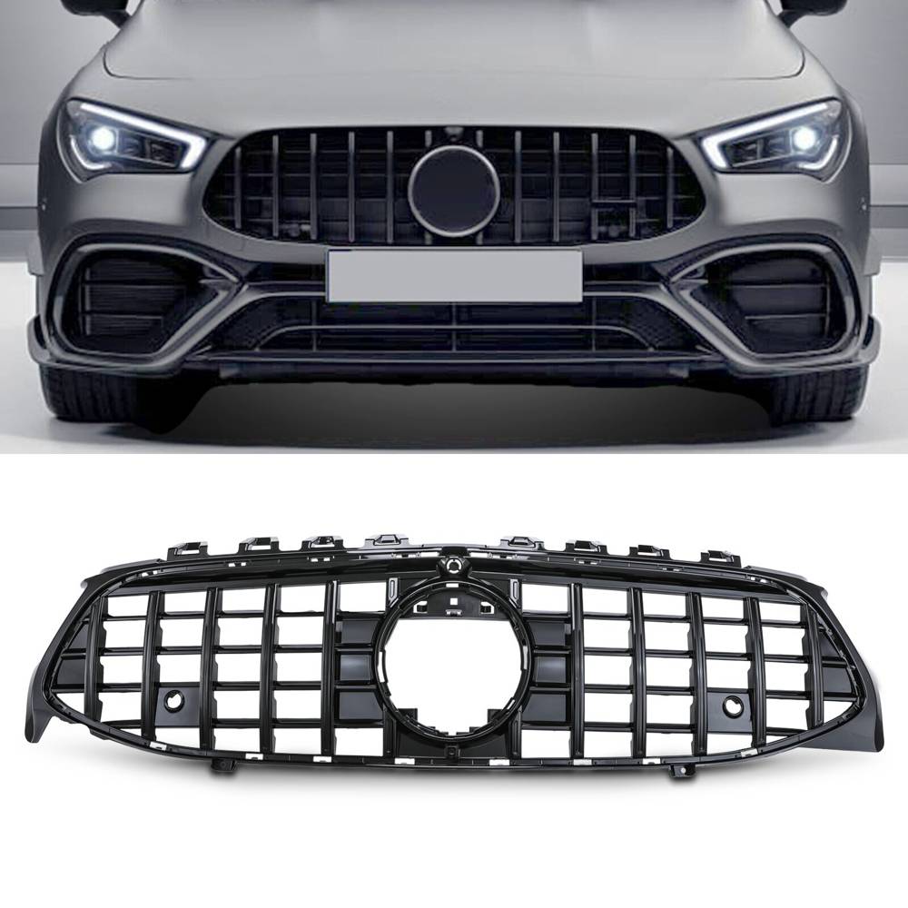 Panamericana GTR Look Single Slat Front Grille – Mercedes CLA C118 20-23-Gravity Performance
