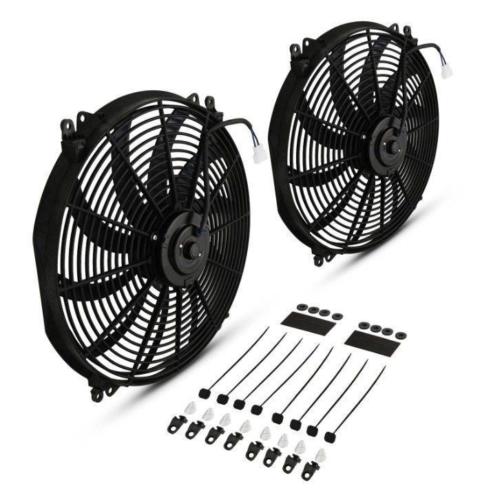 16″ Universal Curved Blade Fans Kit-Gravity Performance