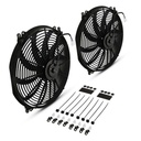16″ Universal Curved Blade Fans Kit-Gravity Performance