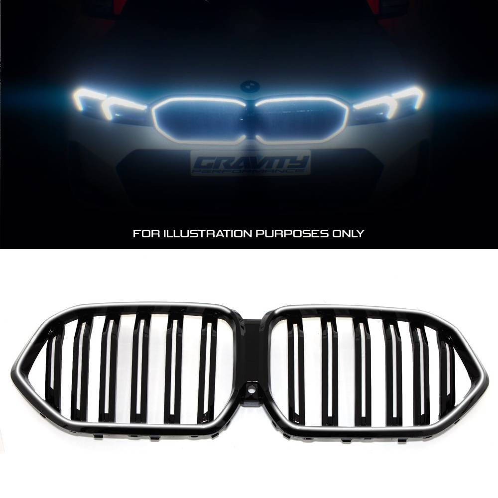 Gloss Black LED Grille – BMW X6 G06 LCI 2024+-Gravity Performance
