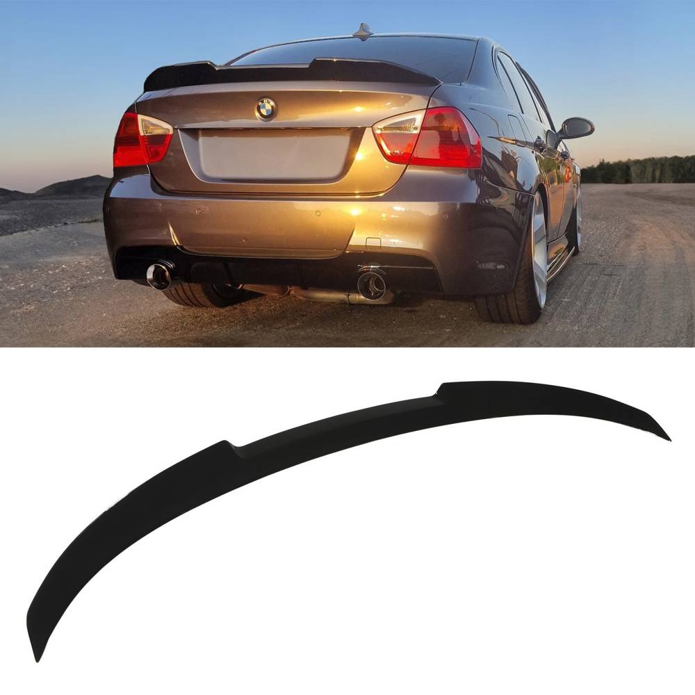 M4 Style Gloss Black Rear Spoiler – BMW 3 Series E90 05-11-Gravity Performance