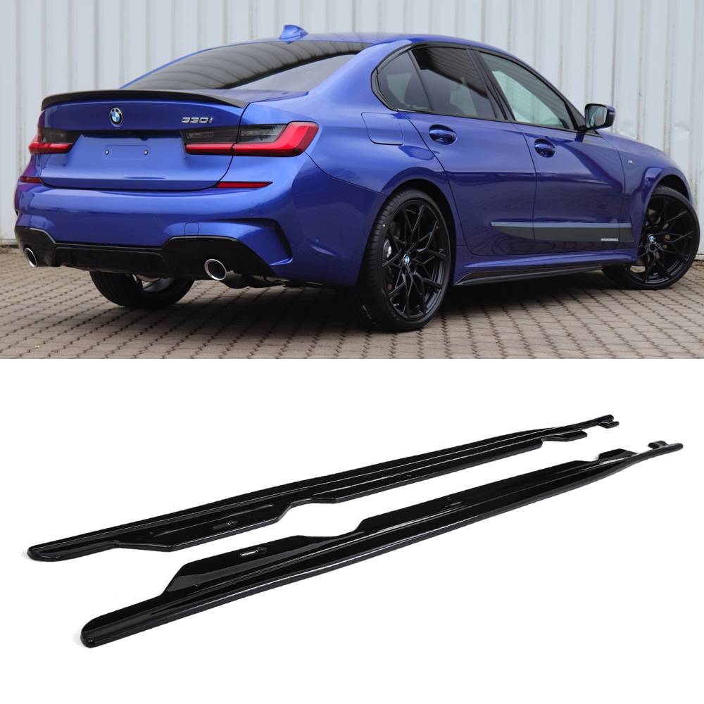 M Sport Style Side Skirts Gloss Black – BMW 3 Series G20 G21 2019+
