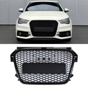 Front RS Style Badgeless Grille Gloss Black – Audi A1 8X 10-15-Gravity Performance