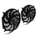 2x 12″ Universal Curved Bladed 12V Radiator Fans-Gravity Performance